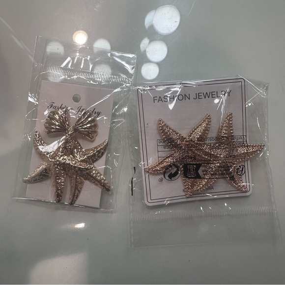 Jewelry - Starfish Fashion Earrings 2 Pack NWT